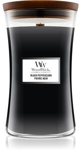 Woodwick Black Peppercorn vonná sviečka s dreveným knotom 609,5 g