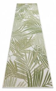 Kusový koberec Palmové listy zelený atyp 60x200cm
