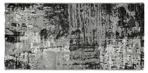PLOCHO TKANÝ KOBEREC, 160/230 cm, sivá, čierna - Koberce