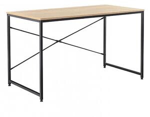 Písací stôl Bazzi TYP 3 (dub + čierna). Vlastná spoľahlivá doprava až k Vám domov. 1034300
