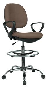 Vyvýšená pracovná stolička Korki (hnedá + čierna). Vlastná spoľahlivá doprava až k Vám domov. 1034318