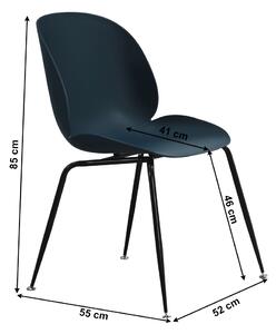 Jedálenská stolička Ikaite (tmavomodrá + čierna). Vlastná spoľahlivá doprava až k Vám domov. 1034350