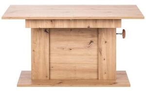 KONFERENČNÝ STOLÍK, dub artisan, kompozitné drevo, 65/58-74/110-150 cm Carryhome - Stolíky do obývačky