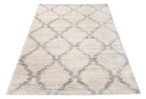 Kusový koberec shaggy Ismet krémový 80x150cm