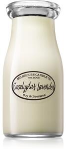 Milkhouse Candle Co. Creamery Eucalyptus Lavender vonná sviečka Milkbottle 227 g