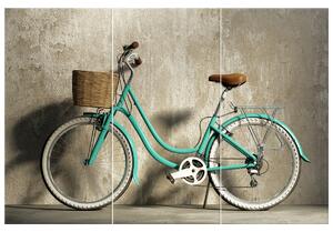 Gario 3 dielny obraz na plátne Retro bicykel Veľkosť: 90 x 60 cm