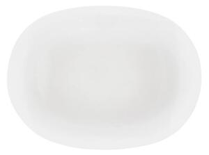 Altom Servírovací tanier z opálového skla White harmony 23 x 16 cm