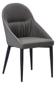 Jedálenská stolička Saflor (sivá + kov). Vlastná spoľahlivá doprava až k Vám domov. 1034339