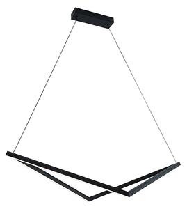 LED luster na lanku ISLA LED/32W/230V čierny