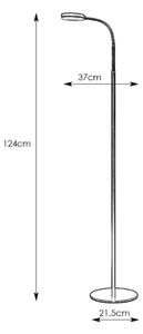 Markslöjd 106465 - LED Stojacia lampa FLEX LED/5W/230V