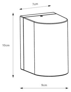 Markslöjd 109109- stmievateľné LED vonkajšie nástenné svietidlo ALOR LED/4,9W/230V IP65 strieborná