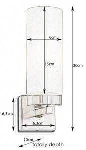 Markslöjd 234744 - Kúpeľňové nástenné svietidlo STELLA 1xE14/40W/230V IP44