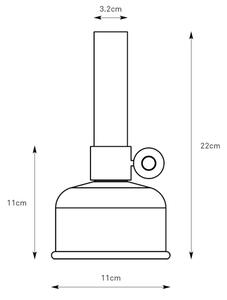 Markslöjd 108919 - LED Stm. nabíjacia lampa ASTRID LED/2W/1200 mAh IP44 čierna