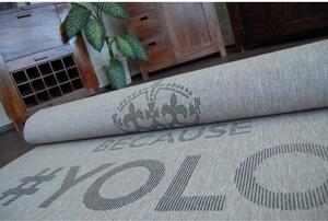 Kusový koberec Calm sivý 140x200cm