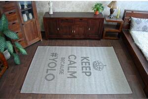 Kusový koberec Calm sivý 140x200cm