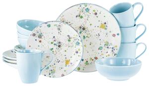 KOMBINOVANÝ SERVIS, 16-dielne, kamenina Creatable - Online Only bytové doplnky, Online Only