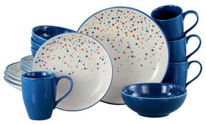 KOMBINOVANÝ SERVIS, 16-dielne, kamenina Creatable - Online Only bytové doplnky, Online Only