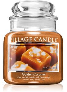 Village Candle Golden Caramel vonná sviečka (Glass Lid) 389 g