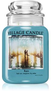 Village Candle Rain vonná sviečka (Glass Lid) 602 g