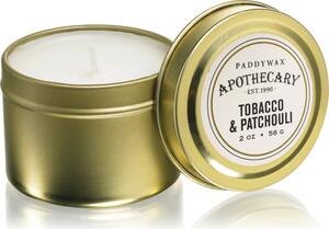 Paddywax Apothecary Tobacco & Patchouli vonná sviečka v plechu 56 g