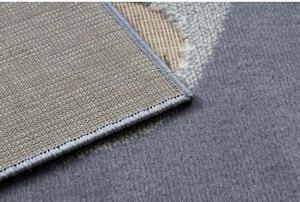 Detský kusový koberec PP Fox šedý 120x160cm