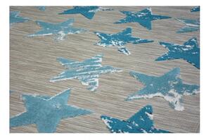 Kusový koberec PP Hviezdy modrý 160x230cm