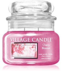 Village Candle Cherry Blossom vonná sviečka (Glass Lid) 262 g