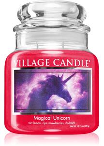 Village Candle Magical Unicorn vonná sviečka (Glass Lid) 389 g