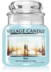 Village Candle Rain vonná sviečka (Glass Lid) 389 g