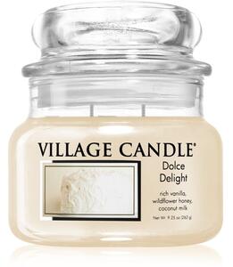 Village Candle Dolce Delight vonná sviečka (Glass Lid) 262 g