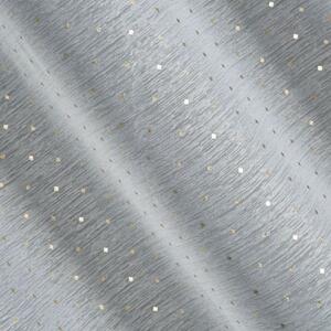 Sivá záclona na krúžkoch SIBEL 140x250 cm