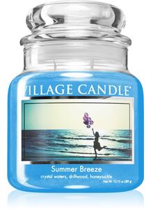 Village Candle Summer Breeze vonná sviečka (Glass Lid) 389 g