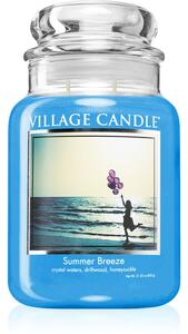 Village Candle Summer Breeze vonná sviečka (Glass Lid) 602 g