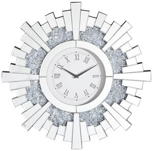 NÁSTENNÉ HODINY strieborná 60/60/5,2 cm Xora - Hodiny