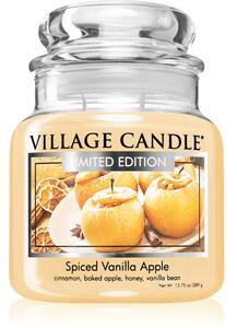Village Candle Spiced Vanilla Apple vonná sviečka (Glass Lid) 389 g