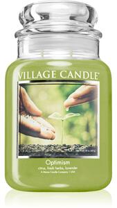 Village Candle Optimism vonná sviečka (Glass Lid) 602 g
