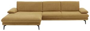 ROHOVÁ SEDACIA SÚPRAVA, textil, kari žltá Dieter Knoll - Sedačky