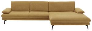 ROHOVÁ SEDACIA SÚPRAVA, textil, kari žltá Dieter Knoll - Sedačky