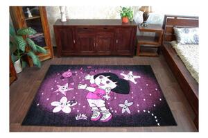 Detský kusový koberec Ema fialový 140x190cm