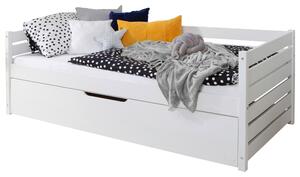 POSTEĽ S ÚLOŽNÝM PRIESTOROM, 90/200 cm biela MID.YOU - Detské izby, Online Only