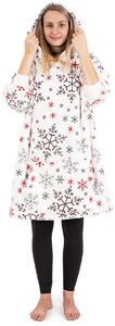 4Home Baránková mikina mikroplyš Snowflakes, uni S - detské