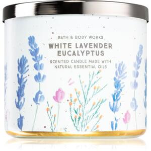 Bath & Body Works White Lavender Eucalyptus vonná sviečka 411 g