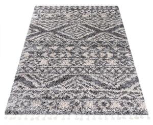 Kusový koberec shaggy Acama sivý 200x300cm