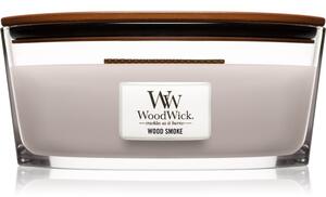 Woodwick Wood Smoke vonná sviečka s dreveným knotom (hearthwick) 453.6 g