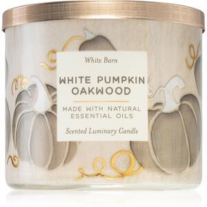 Bath & Body Works White Pumpkin Oakwood vonná sviečka 411 g