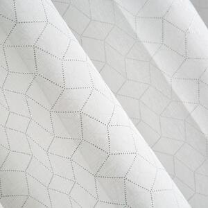 Biela záclona na krúžkoch CLAUDIA 140x250 cm
