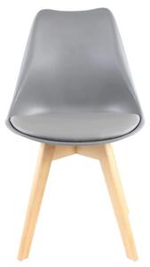 Bestent Jedálenská stolička šedá škandinávsky štýl Basic