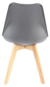 Bestent Jedálenské stoličky 4ks šedé škandinávsky štýl Basic