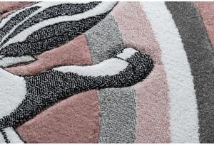 Detský kusový koberec Pony ružový kruh 140cm