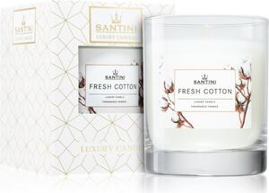 SANTINI Cosmetic Fresh Cotton vonná sviečka 200 g